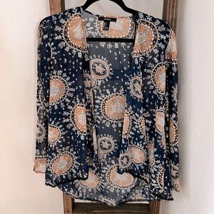 CHIFFON KIMONO - FOREVER 21